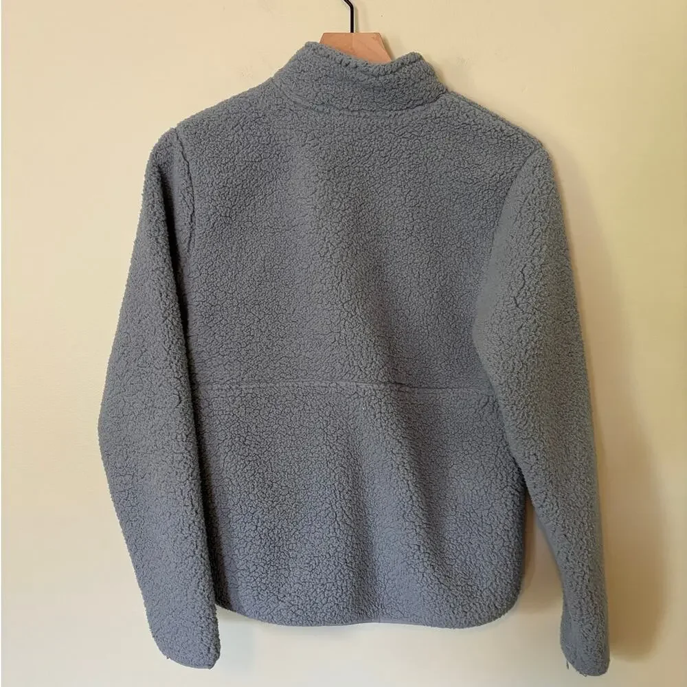 Fila Blue Fleece Jacket Pullover Small - Picture 3 of 4